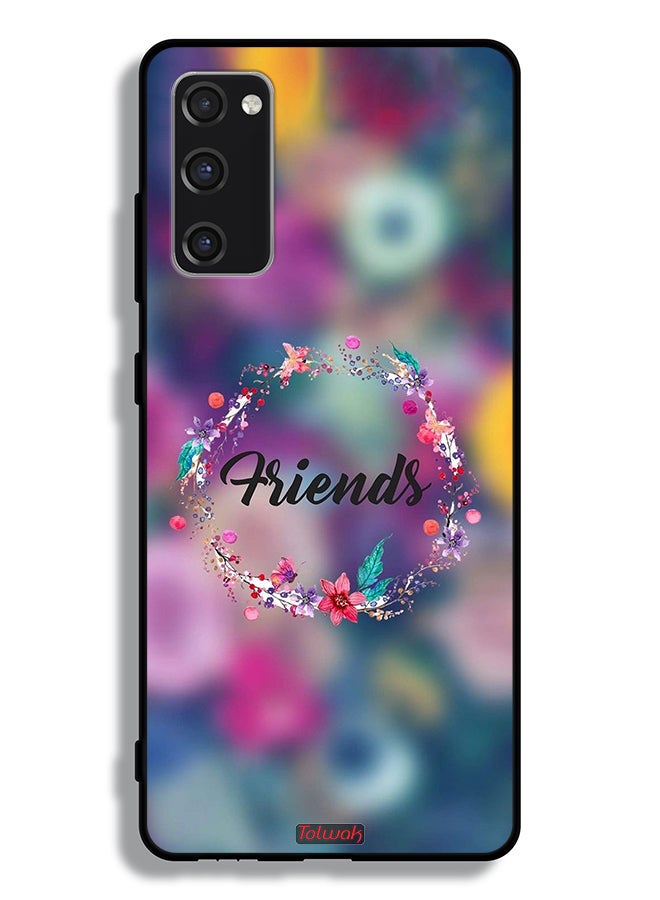 Tolwak Samsung Galaxy S20 FE Protective Case Cover Friends In Flowers Ring Art - Image 2