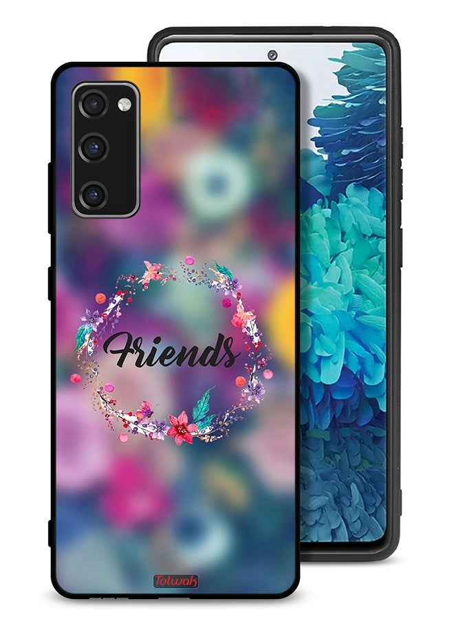 Tolwak Samsung Galaxy S20 FE Protective Case Cover Friends In Flowers Ring Art - Image 1