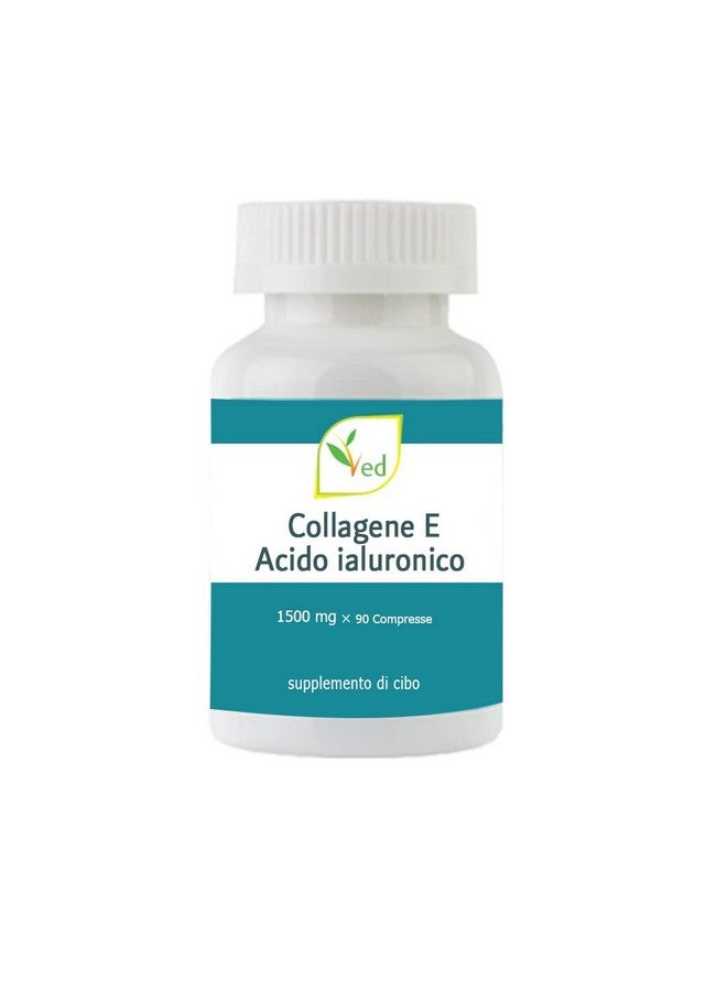 VED كولاجين نقي للغاية 1200 ملغ و 300 ملغ من حمض الهيالورونيك 90 قرص. 1500 ملغ لكل قرص - Image 1