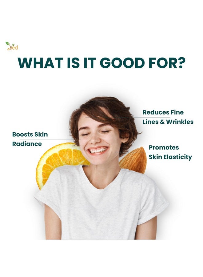 VED كولاجين نقي للغاية 1200 ملغ و 300 ملغ من حمض الهيالورونيك 90 قرص. 1500 ملغ لكل قرص - Image 3