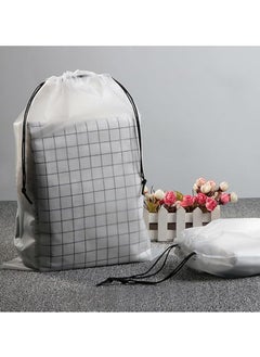 Generic 12PCS Shoe Bags for Travel, Transparent Shoe Organizers Pouch with Rope, Portable Drawstring Shoe Bags Shoe Storage Bags for Men and Women  - Image 3
