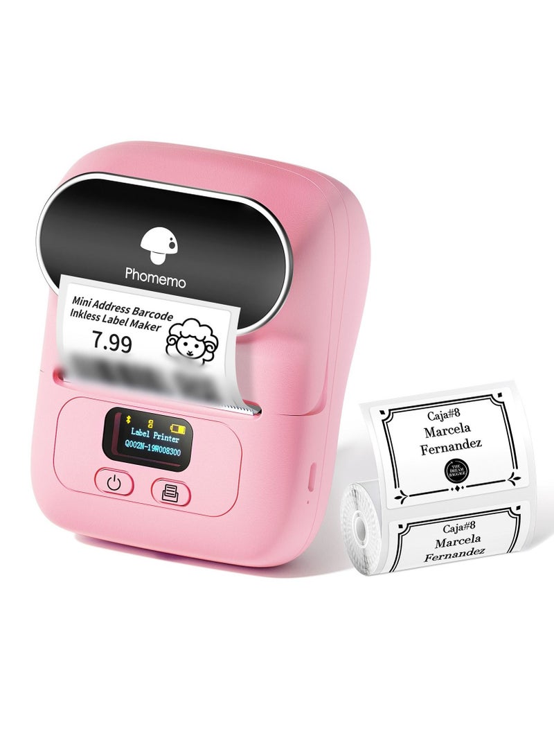 Portable Bluetooth Thermal Label Maker Sticker Maker Barcode Printer for Clothing Jewelry Retail Mailing Compatible with Android iOS System - Image 1