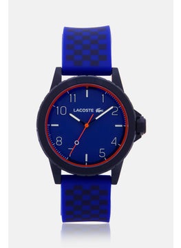 LACOSTE Kids Boys 2020148 Rubber Strap Watch 30 mm, Blue  - Image 1
