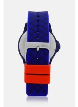 LACOSTE Kids Boys 2020148 Rubber Strap Watch 30 mm, Blue  - Image 4