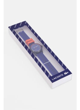 LACOSTE Kids Boys 2020148 Rubber Strap Watch 30 mm, Blue  - Image 5