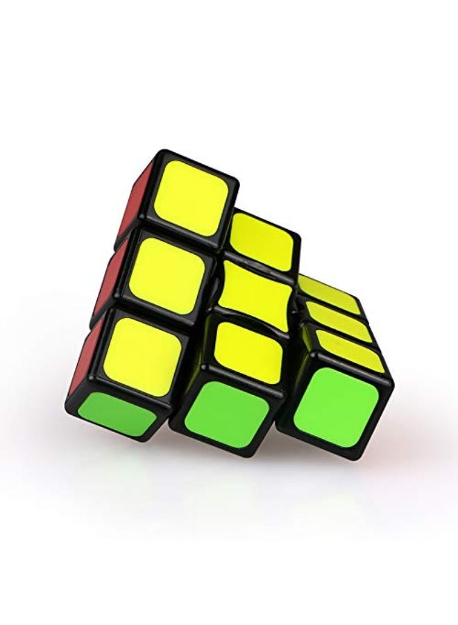 CuberSpeed 1x3x3 Super Floppy Stickerless Magic Cube 3x3x1 Black Titles Version Speed Cube - Image 2