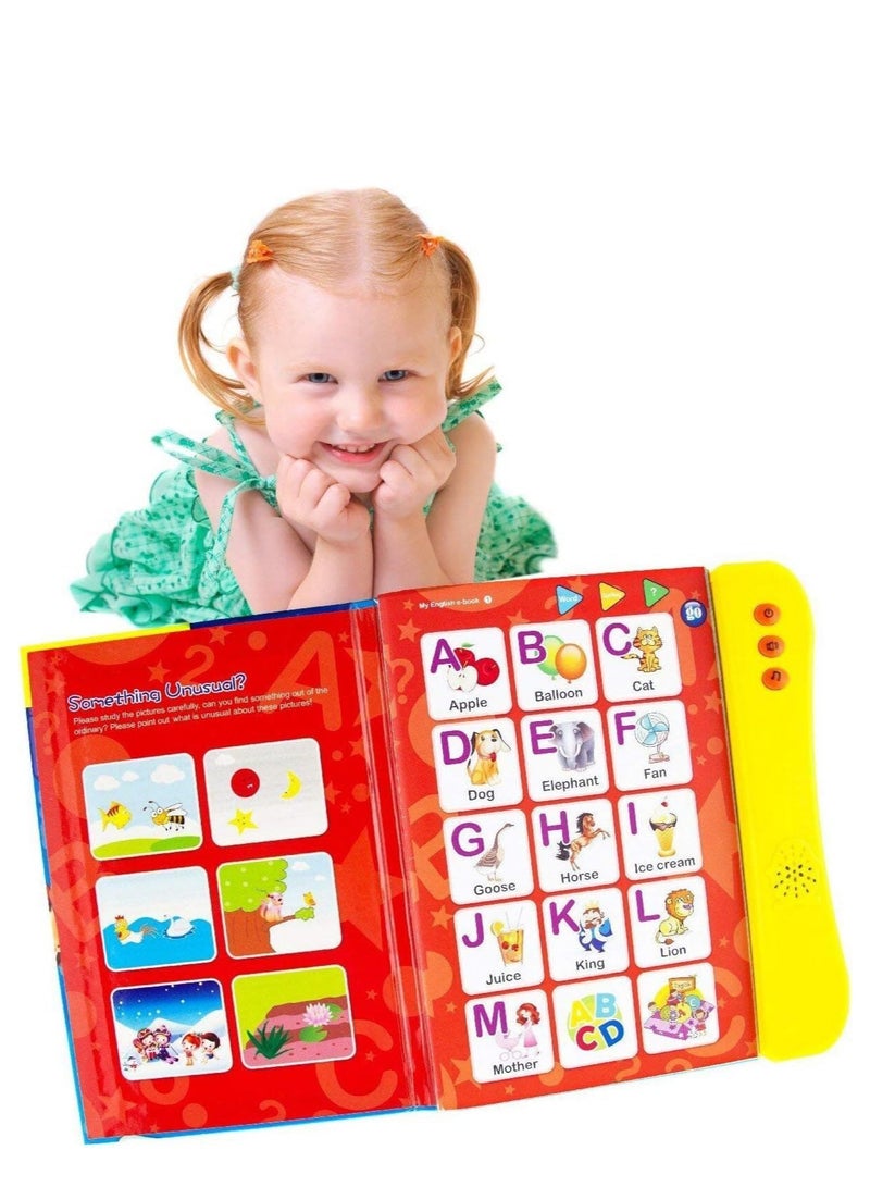 ABC Sound Book for Children. English Letters & Words Learning Book, Fun Educational Toys. Activities With Numbers, Shapes, Colors and Animals for Toddlers. Gift for Girls and Boys  - Image 1