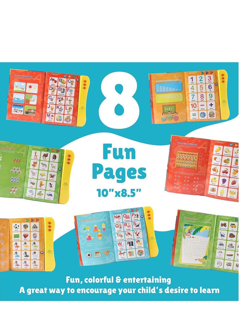 ABC Sound Book for Children. English Letters & Words Learning Book, Fun Educational Toys. Activities With Numbers, Shapes, Colors and Animals for Toddlers. Gift for Girls and Boys  - Image 3