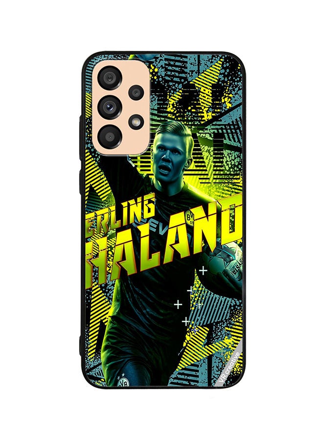 VR CREATIVE Protective Case Cover For Samsung Galaxy A33 5G Haaland Design Multicolour - Image 1