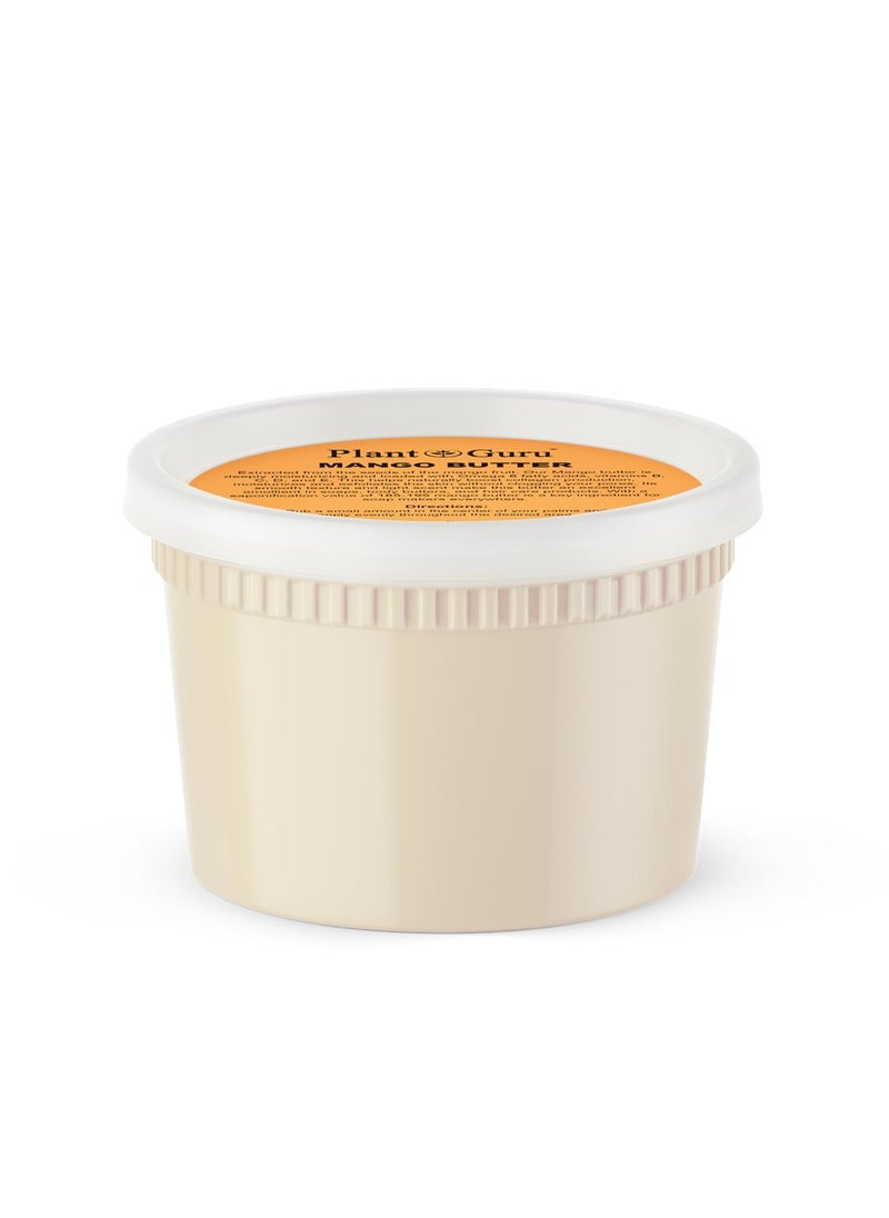 Plant Guru - Raw Mango Butter 16 oz. / 1 lb. - 100% Pure Natural Unrefined - Great for Skin, and Hair Growth. DIY Soap Making, Body Butters, Lotions and Creams. - Image 1