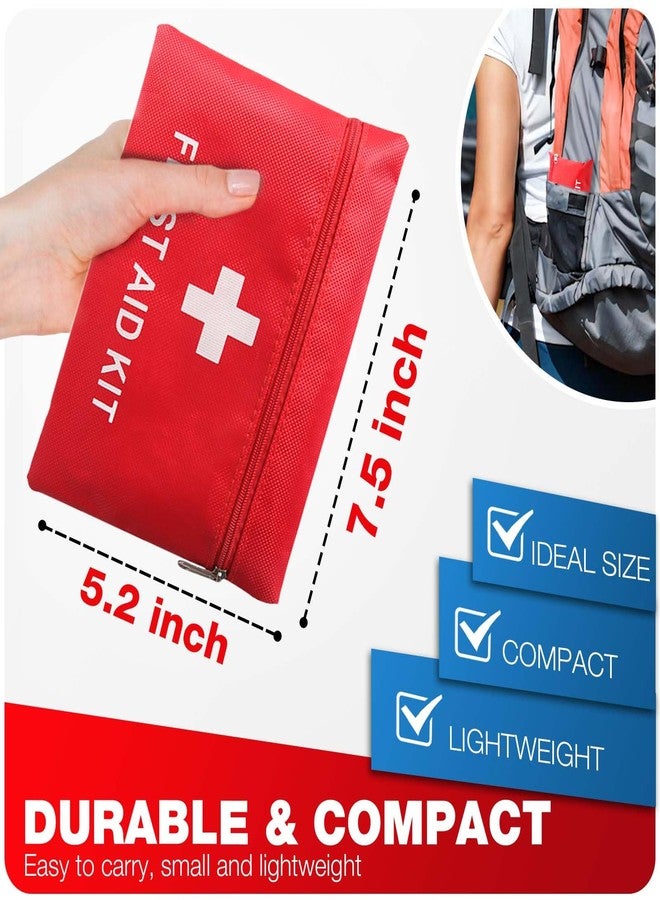 LOYEE First Aid Kit for Home Car Travel 107 Piece Emergency Kits for Hiking Camping Small Trauma Kit for Boat Vehicle Lightweight Compact Pocket Aid Kit for Sports Outdoor Survival - Image 3
