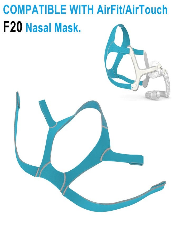 KeCool Airfit N20 Headgear Strap, Adjustable N20 Cpap Headgear, Comfortable CPAP Mask Headgear Replacement Strap with Strong Hook and Loop, CPAP Supplies Headgear for Airfit/AirTouch N20, Medium Size - Image 2