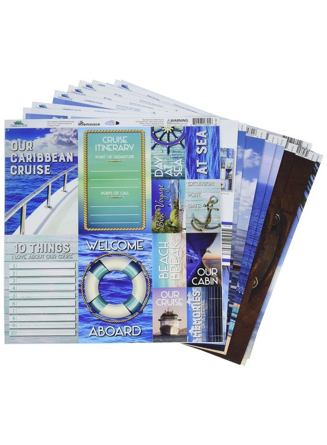 Reminisce Cru200 Caribbean Cruise Scrapbook Collection Kit - Image 2