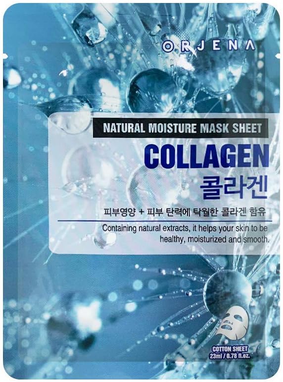 Orjena Natural Moisture Collagen Mask Sheet 10pcs