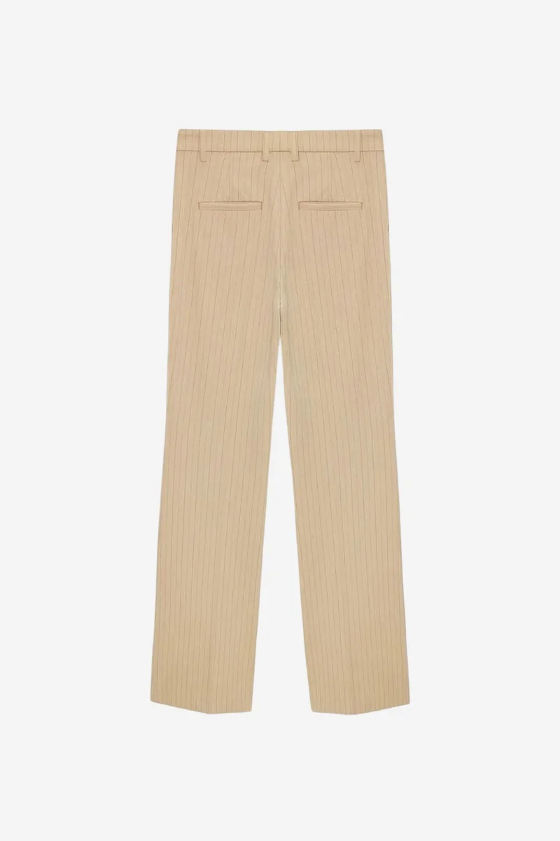 Dilvin Beige Natural DILVIN High-Waist Wide-Leg Trousers for Women | Best Price UAE