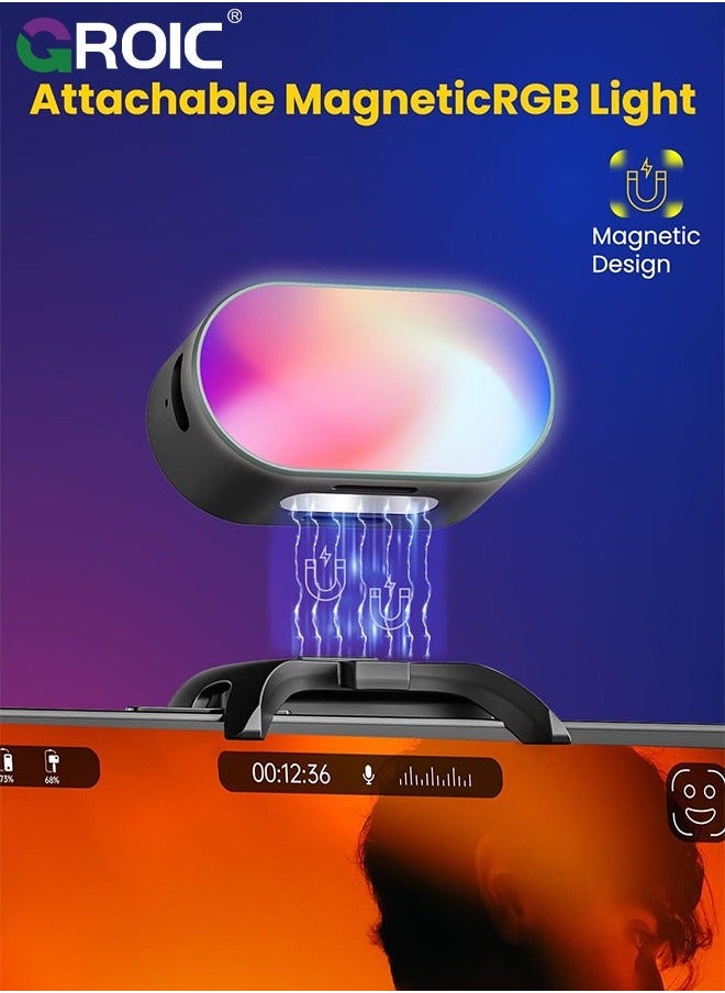 Magnetic RGB LED Light, 7 Color Temperature, 3 Brightness Adjustment, 180 Mins Long-Lasting, Gradient Mode, Flash Mode 180° Fill Light for Stabilizer - pzsku/ZDA738B0E9DA3F822BC22Z/45/_/1740710678/9d402e53-85c5-4cbc-8a66-40e91d425144