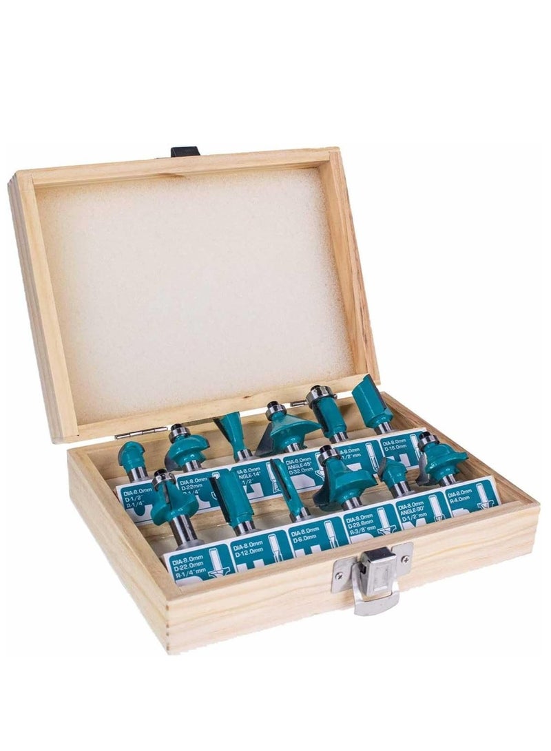 TOTAL 8mm Router Bit Set - TACSR1121 - Total