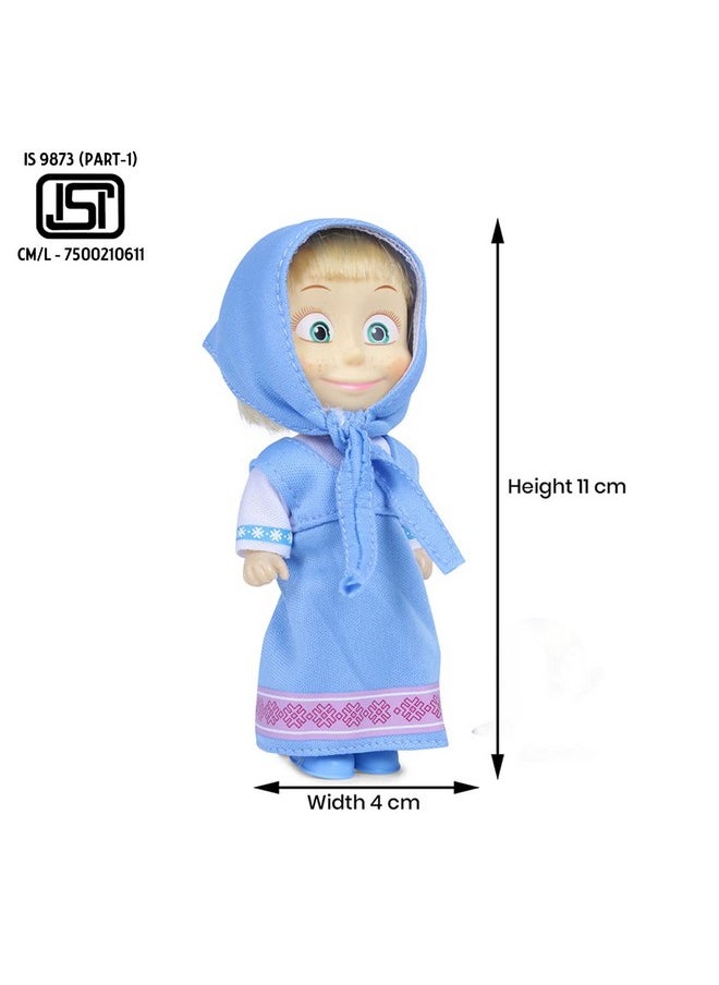 Masha and the Bear 12 Cm Toy Doll | Famous Cartoon | Ideal Gift Set for Girls Kids (Masha Set - Blue) - pzsku/ZDA73A51CCF1CBA95A31EZ/45/_/1741329903/b4816877-d1e9-4cc5-ac11-74dbdf8e2d63