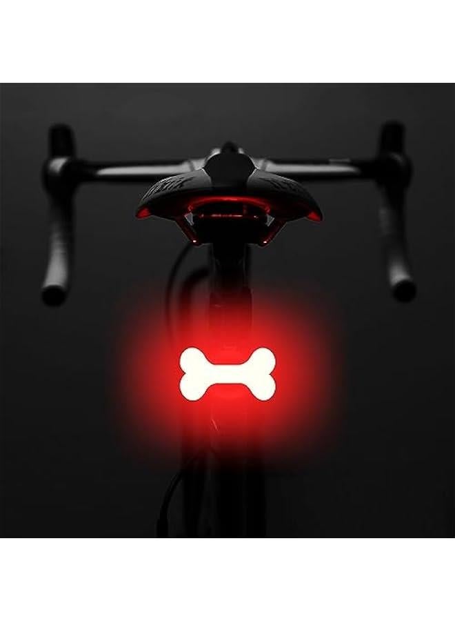 Arabest Bike Tail Light Rechargeable LED Bicycle Rear Light for Night Riding, Girls Bright Heart Shaped Bike Taillight, Cycling Warning Tail Light for Adults Kids Women, 5 Modes - Image 1