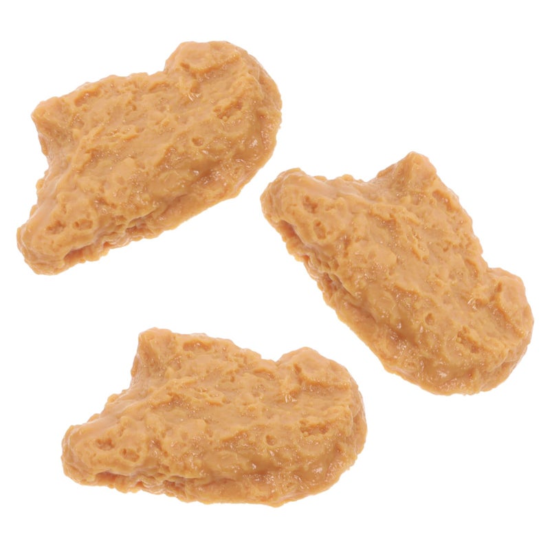 3Pcs Realistic Artificial Fried Chicken Model For Kitchen Decoration And Photography Props - Image 2