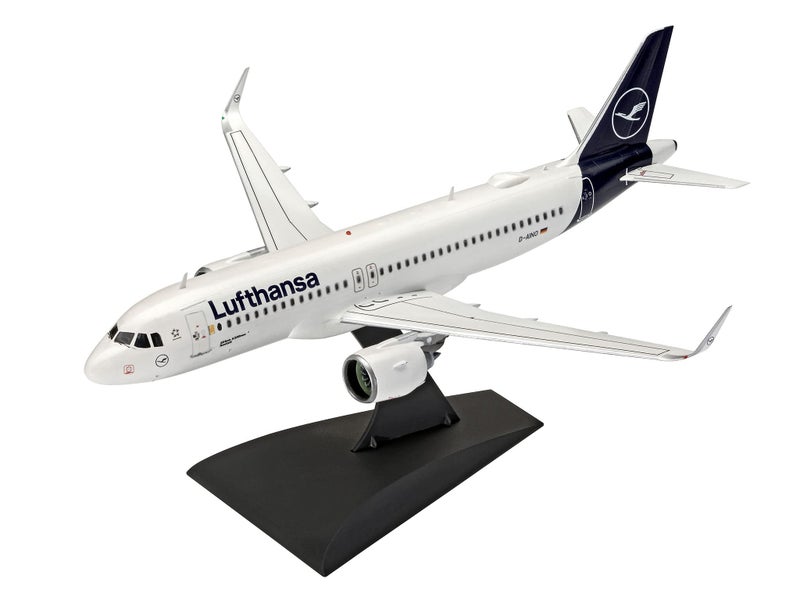 Revell Revell 03942 Airbus A320neo "Lufthansa" New Livery 1:144 Scale Unbuilt/Unpainted Plastic Model Kit, 60  - Image 2