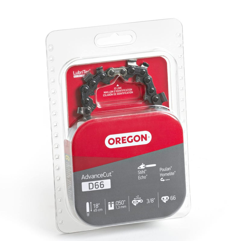 Oregon D66 AdvanceCut Replacement Chainsaw Chain for 18-Inch Guide Bars, 66 Drive Links, Pitch: 3/8", .050" Gauge, Fits Echo, Craftsman, Homelite, McCulloch, Poulan, Stihl and More - Image 3