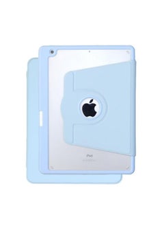 Suitable For Apple IPadpro11 Protective Cover Air5 Acrylic 9.7 Flat IPad10.2 Rotating 10.9 Hard Case-Color:[Book Type Rotating] Glacier Blue-Applicable Model:2020 IPad Pro11