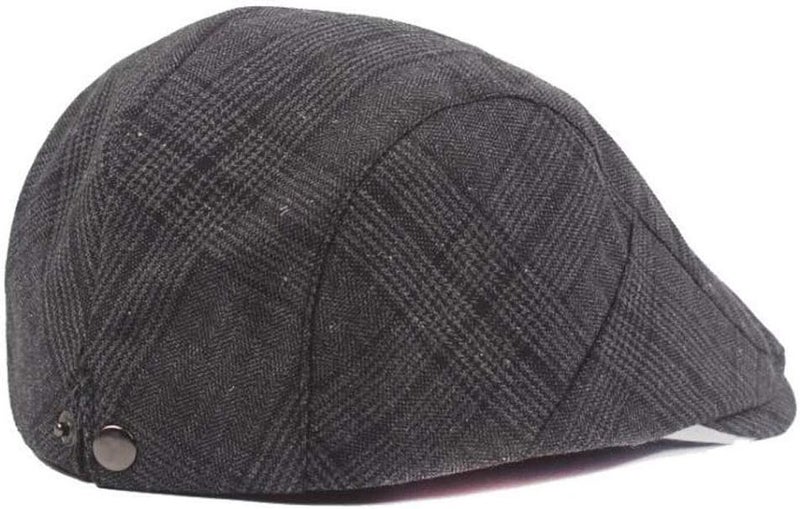 Qunson 2 Pack Men's Cotton Flat Cap Ivy Gatsby Newsboy Hat - Image 3