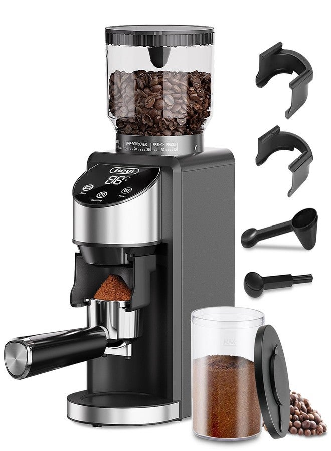 Gevi Coffee Grinder Electric,Coffee Bean Grinder with 35 Grind Settings for Espresso,Drip,French Press,Burr Coffee Grinder for Home Use,Anti-static Design,Black - Image 1