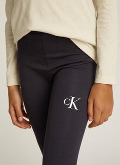 Calvin Klein Jeans Kids Logo Slim Leggings  - Image 3