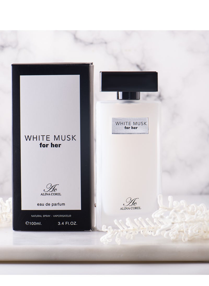 White Musk For Her For Women By Alina Corel  EDP 100ml
