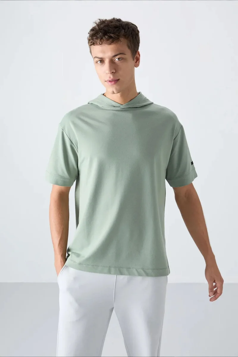 Tommylife TOMMY Oversized Hooded Short-Sleeve T-Shirt