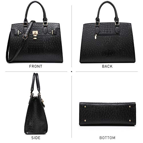 Dasein Women Handbags and Purses Ladies Shoulder Bag Top Handle Satchel Tote Work Bag with Wallet - Image 3