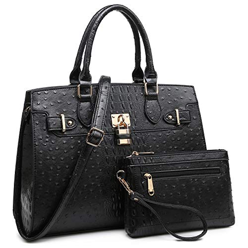Dasein Women Handbags and Purses Ladies Shoulder Bag Top Handle Satchel Tote Work Bag with Wallet - Image 1