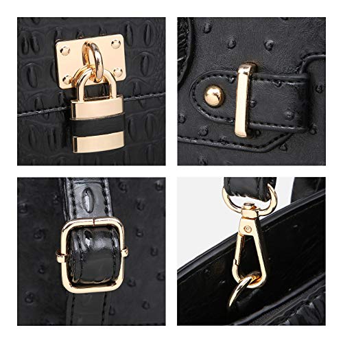 Dasein Women Handbags and Purses Ladies Shoulder Bag Top Handle Satchel Tote Work Bag with Wallet - Image 4