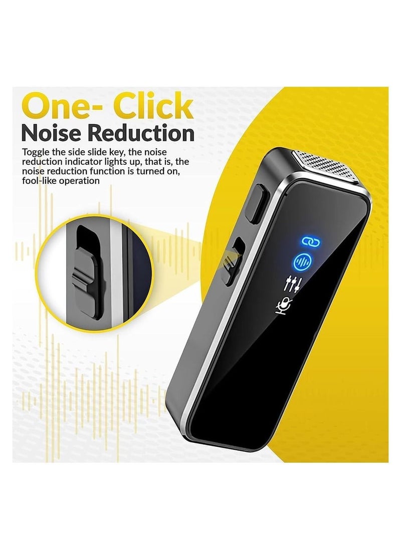 Y&D - Wireless Lavalier Microphone, Dual Microphone for iPhone iPad Android, 2-in-1 Plug-Play Mic, Auto-Sync, Noise Cancellation, Record Interview, Vlogs - Image 1