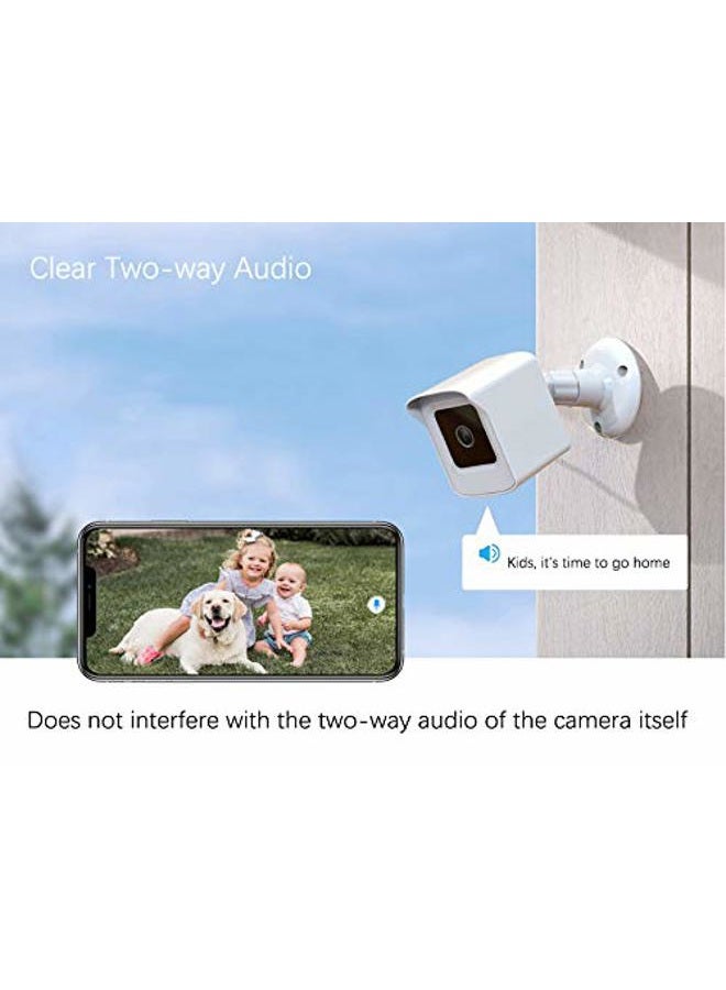 PEF Mount for All-New Wyze Cam V3 ONLY, Weatherproof Protective Cover and 360 Degree Adjustable Wall Mount Solid Housing for Wyze V3 Outdoor Indoor Smart Home Camera System (White, 3 Pack) - Image 3