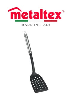 Metaltex Metaltex Honor Slotted Turner – 35cm, Stainless Steel Handle with Soft-Touch Grip 