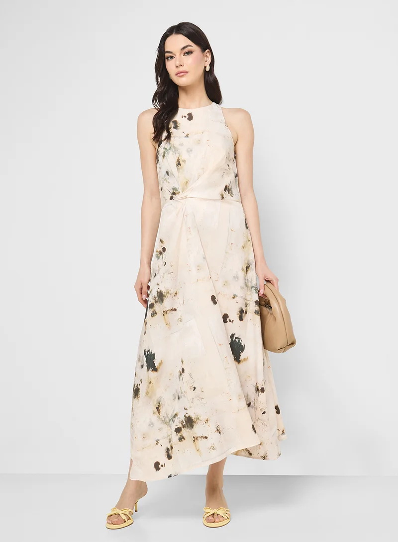Ginger Draped A Line Dress