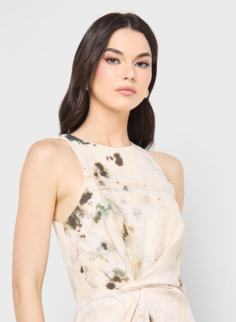 Ginger Draped A Line Dress - Image 3