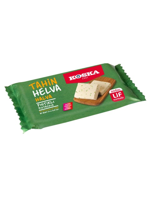 TAHINI HALVA WITH PISTACHIO