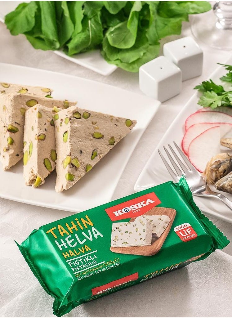KOSKA - TAHINI HALVA WITH PISTACHIO - Image 1