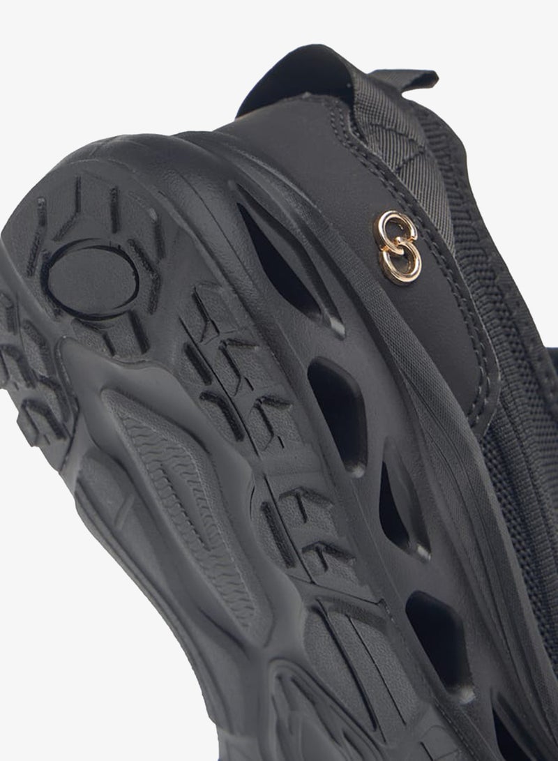 Celeste Women's Mesh Textured Sneakers with Lace-Up Closure - Image 5