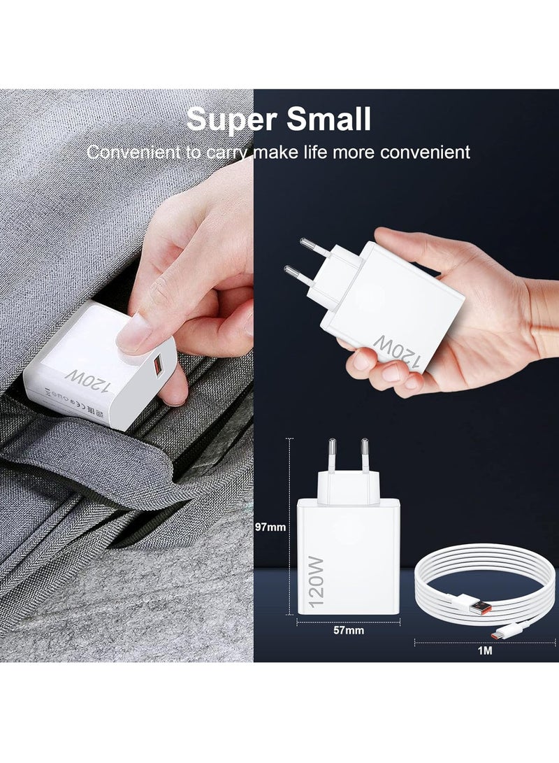 general 120W Fast Charger for Xiaomi 15 14 13 12 12t 12s Pro Lite Compatible 67W Redmi Note K80 K70 K60 K50 14 13 13 Pro 12 11 Pro Plus Black Shark 3 4 5 Poco X7 X6 X5 X4 GT F6 F5 F4 Mi Turbo 3.3ft 3A USB T - Image 2