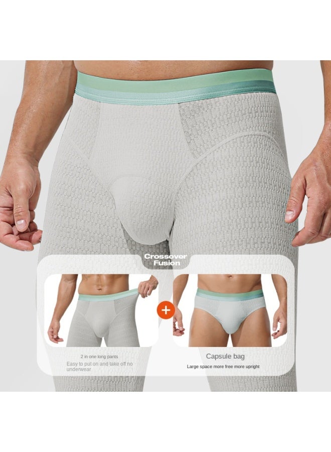 Austrian Element Men's Autumn Trousers, Baby Cotton Trousers, Single-piece Thin Autumn And Winter Leggings, Warm Trousers, Men's Line Trousers, Trbottomy Underpants - Image 3