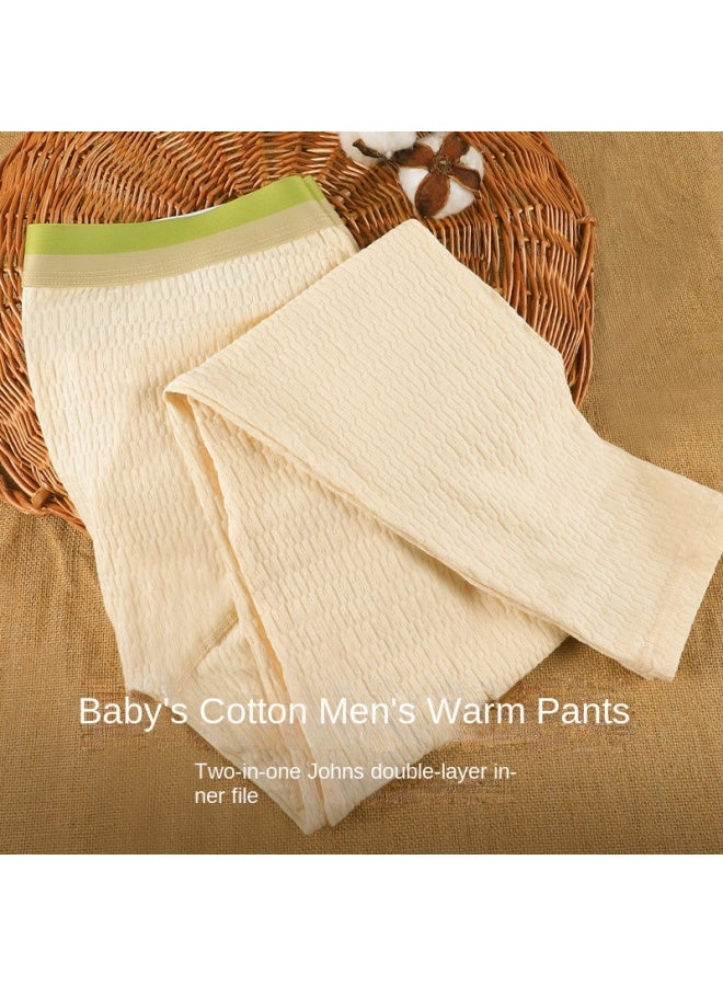 Austrian Element Men's Autumn Trousers, Baby Cotton Trousers, Single-piece Thin Autumn And Winter Leggings, Warm Trousers, Men's Line Trousers, Trbottomy Underpants - Image 2