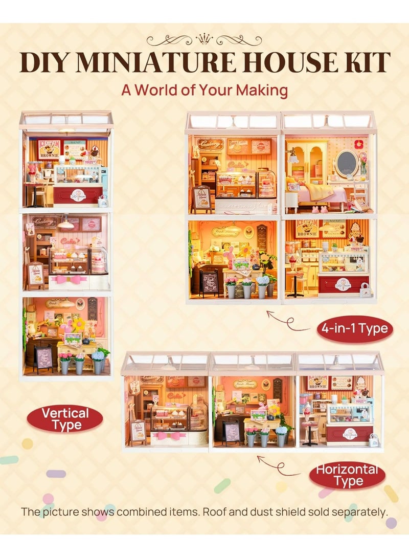 روبوتايم 3D لغز منزلي صغير صنع يدويًا بنكهات الآيس كريم Rolife DW018B - Image 5