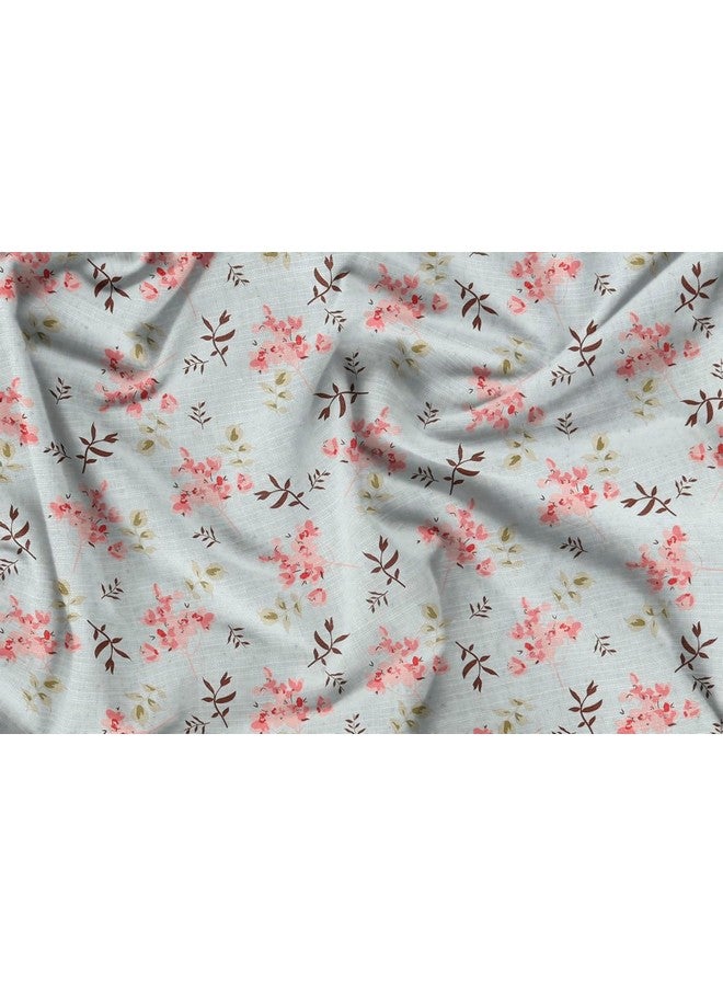 BSB HOME Valancia Collections Cotton 220tc Flat Double Bed Bedsheets for Summer Breathable | Wrinklefree (Size-220 x 230 Cm) with 2 Pillow Covers (Size-17 X 27 Inches, Aqua & Pink) - Image 5