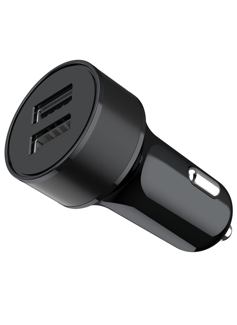 برو واحد شاحن سيارة ProOne PCG13 ثنائي USB بقوة 2.4 أمبير - شحن سريع، صغير الحجم وخفيف الوزن - أسود  - Image 4