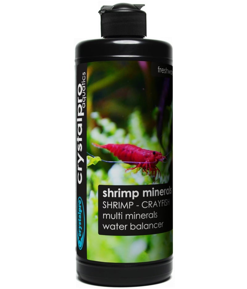Crystalpro Shrimp Minerals 16.9 Oz â€“ Liquid Aquarium Salt & Trace Elements for Freshwater Shrimp Tanks â€“ Supports Caridina & Neocaridina â€“ Molting & Breeding Additive â€“ Invertebrate Tank Conditioner - Image 1